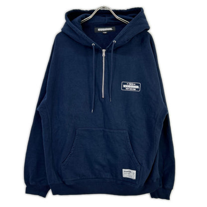 NEIGHBORHOOD ネイバーフッド 252UWNH-CSM02 25AW ネイビー クラシックスウェットハーフジップフーディー トップス
