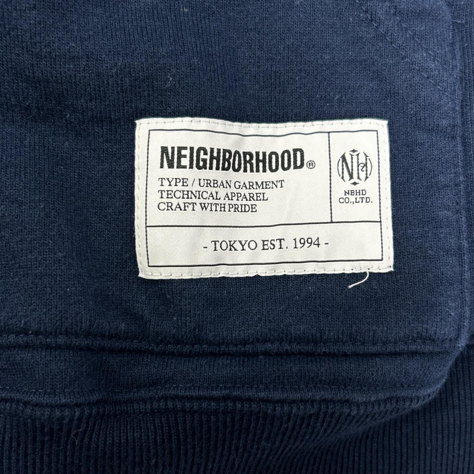 NEIGHBORHOOD ネイバーフッド 252UWNH-CSM02 25AW ネイビー クラシックスウェットハーフジップフーディー トップス