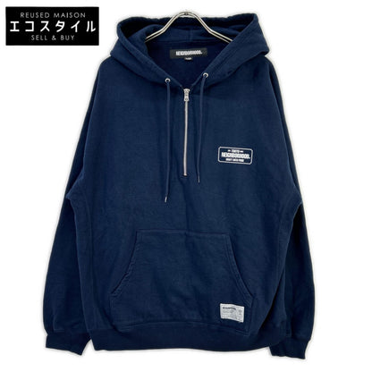NEIGHBORHOOD ネイバーフッド 252UWNH-CSM02 25AW ネイビー クラシックスウェットハーフジップフーディー トップス