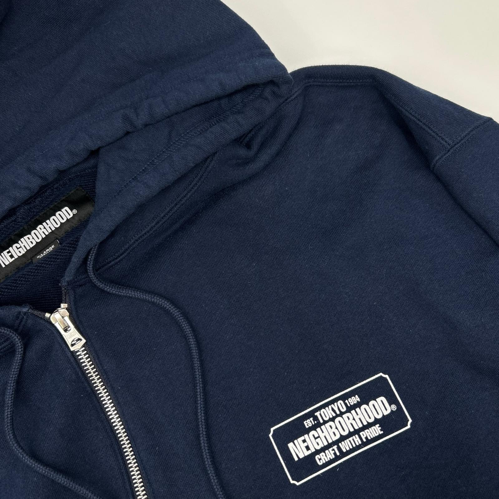NEIGHBORHOOD ネイバーフッド 252UWNH-CSM02 25AW ネイビー クラシックスウェットハーフジップフーディー トップス