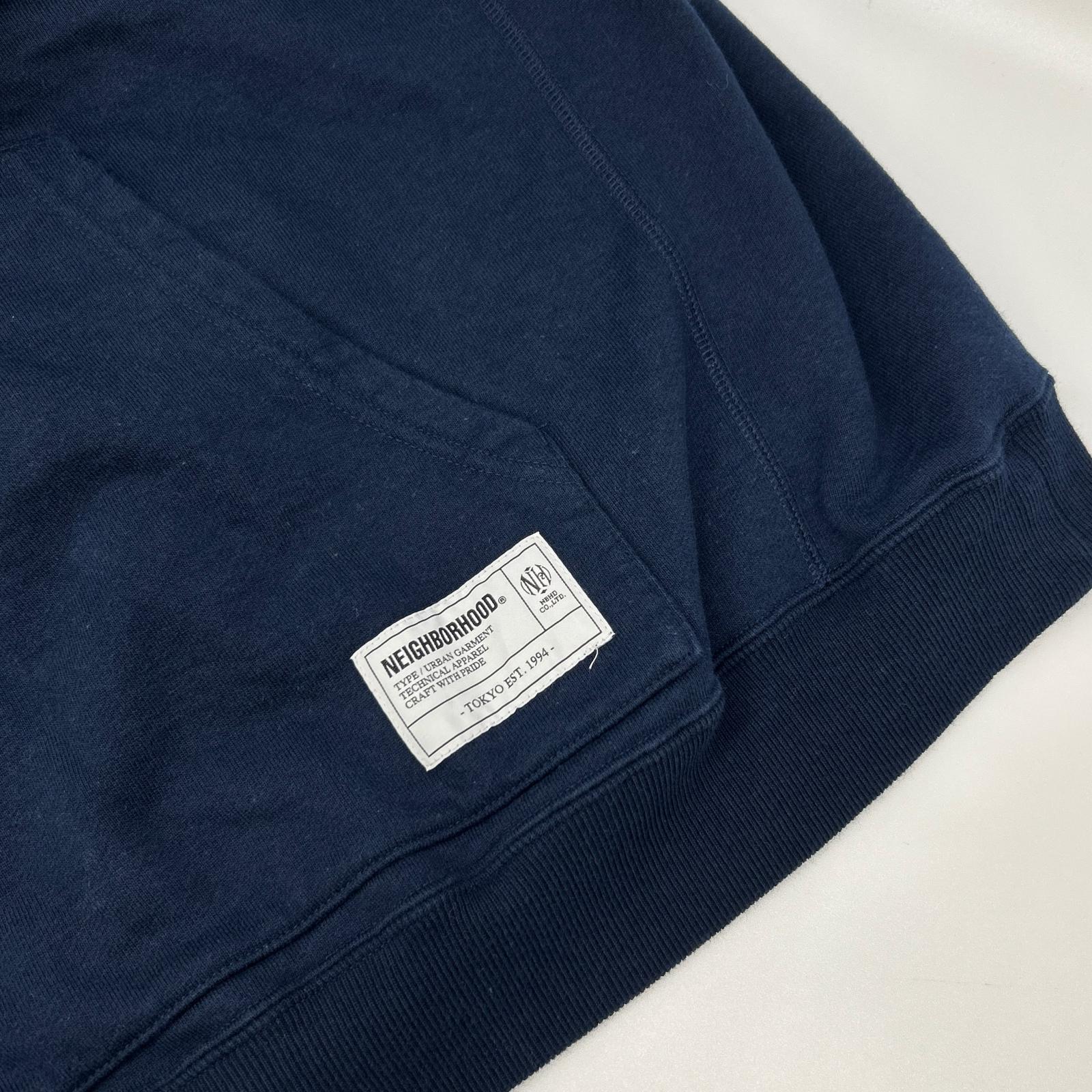 NEIGHBORHOOD ネイバーフッド 252UWNH-CSM02 25AW ネイビー クラシックスウェットハーフジップフーディー トップス