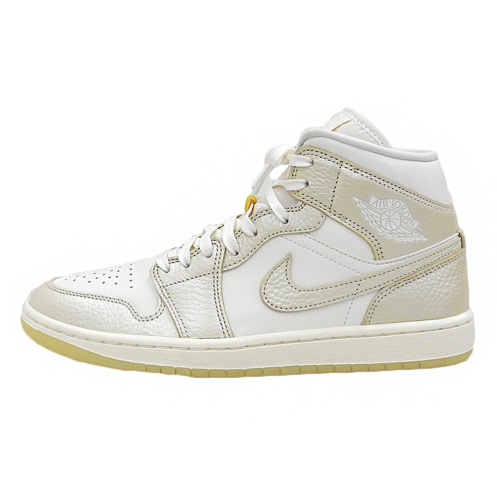NIKE ナイキ 未使用 AIR JORDAN 1 MID SE シューズ メンズ sail/team gold-pale ivory ホワイト×ゴールド 26cm HV5159-100 シューズ