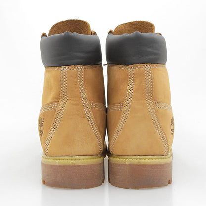 Timberland ティンバーランド 美品 ハイカットブーツ シューズ メンズ キャメル 8 1/2 10061A8398 シューズ
