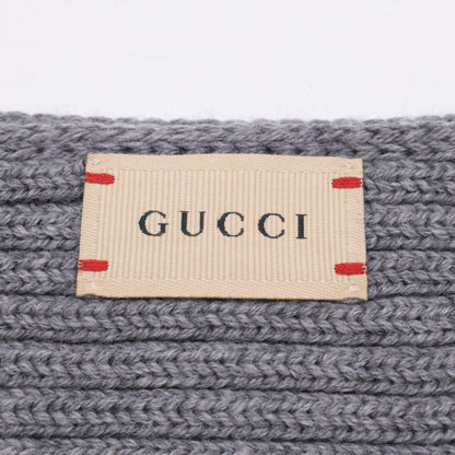 GUCCI グッチ 【美品】シェリーライン リブニット マフラー