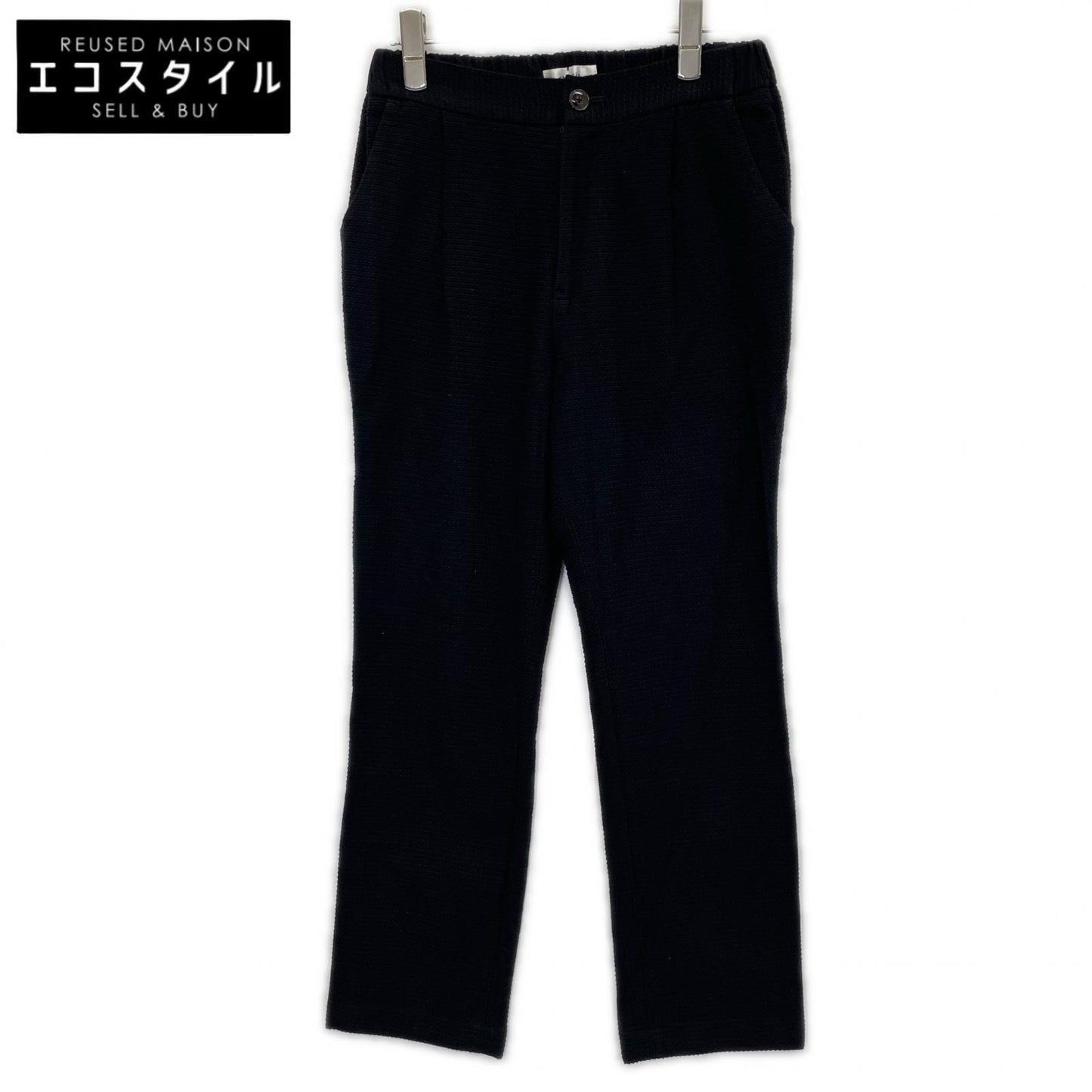 chiclin チクリン 26s004PT ブラック コットン パンツ ボトムス
