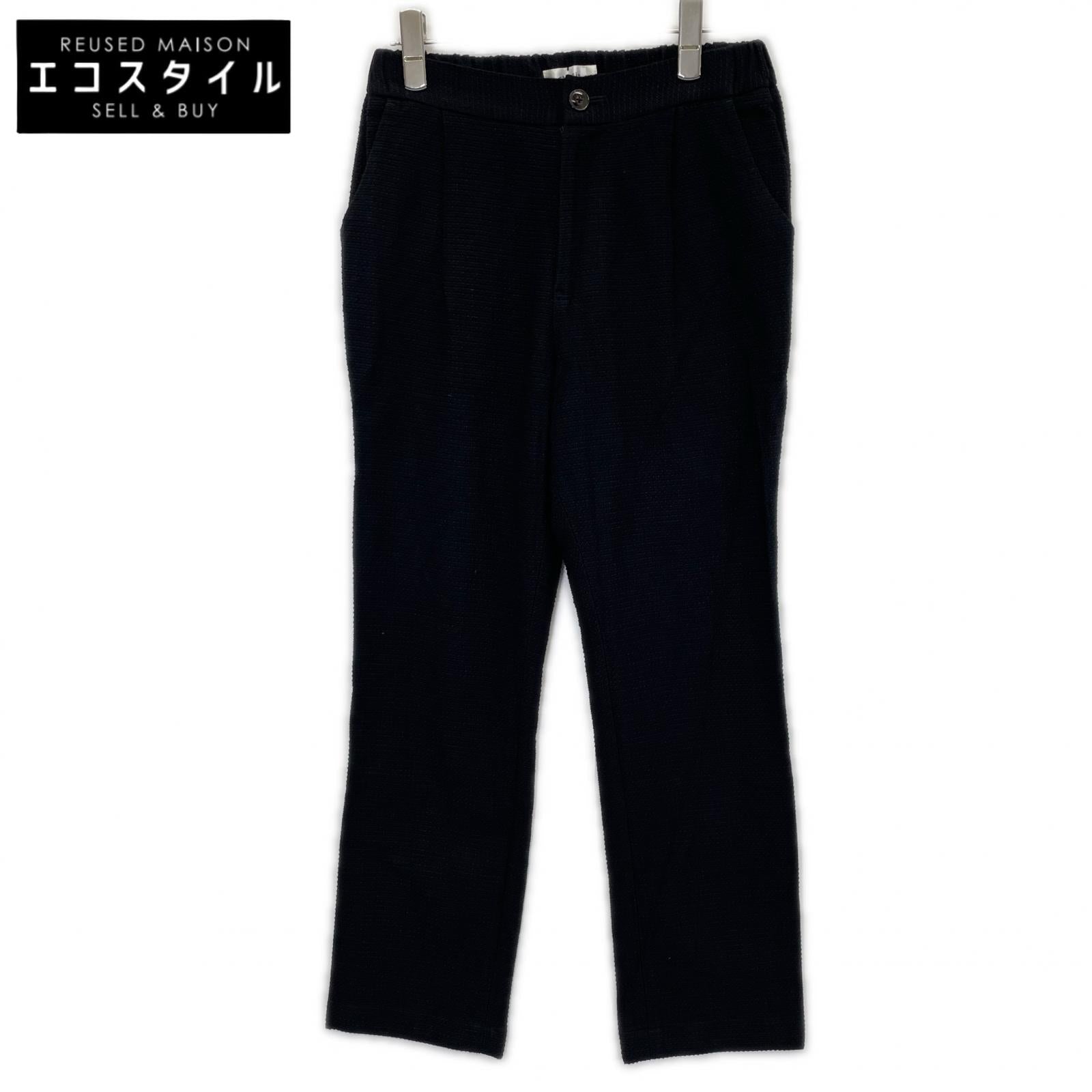 chiclin チクリン 26s004PT ブラック コットン パンツ ボトムス