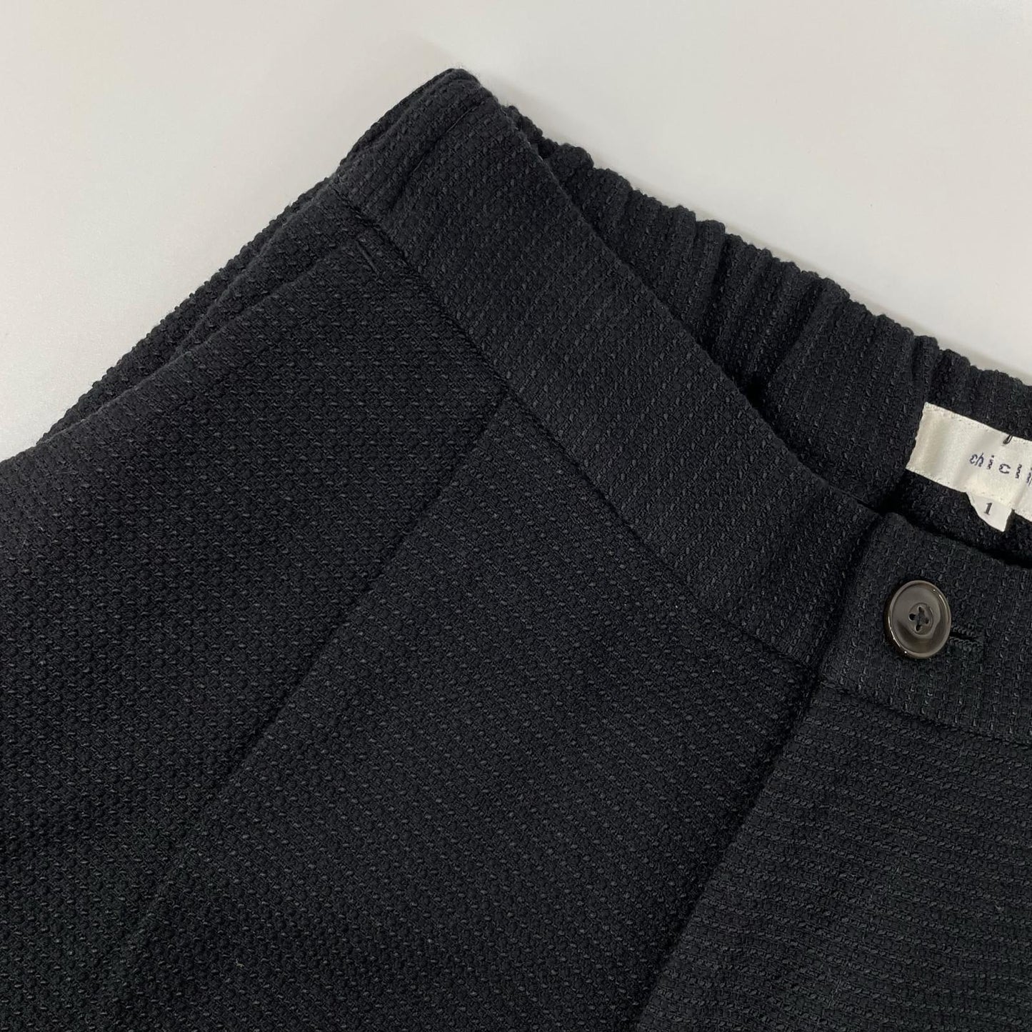 chiclin チクリン 26s004PT ブラック コットン パンツ ボトムス
