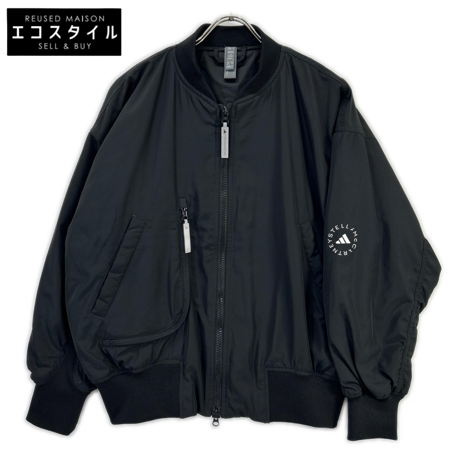 adidas アディダス ×Stella McCartney ブラック ウーブンボンバージャケット ジャケット