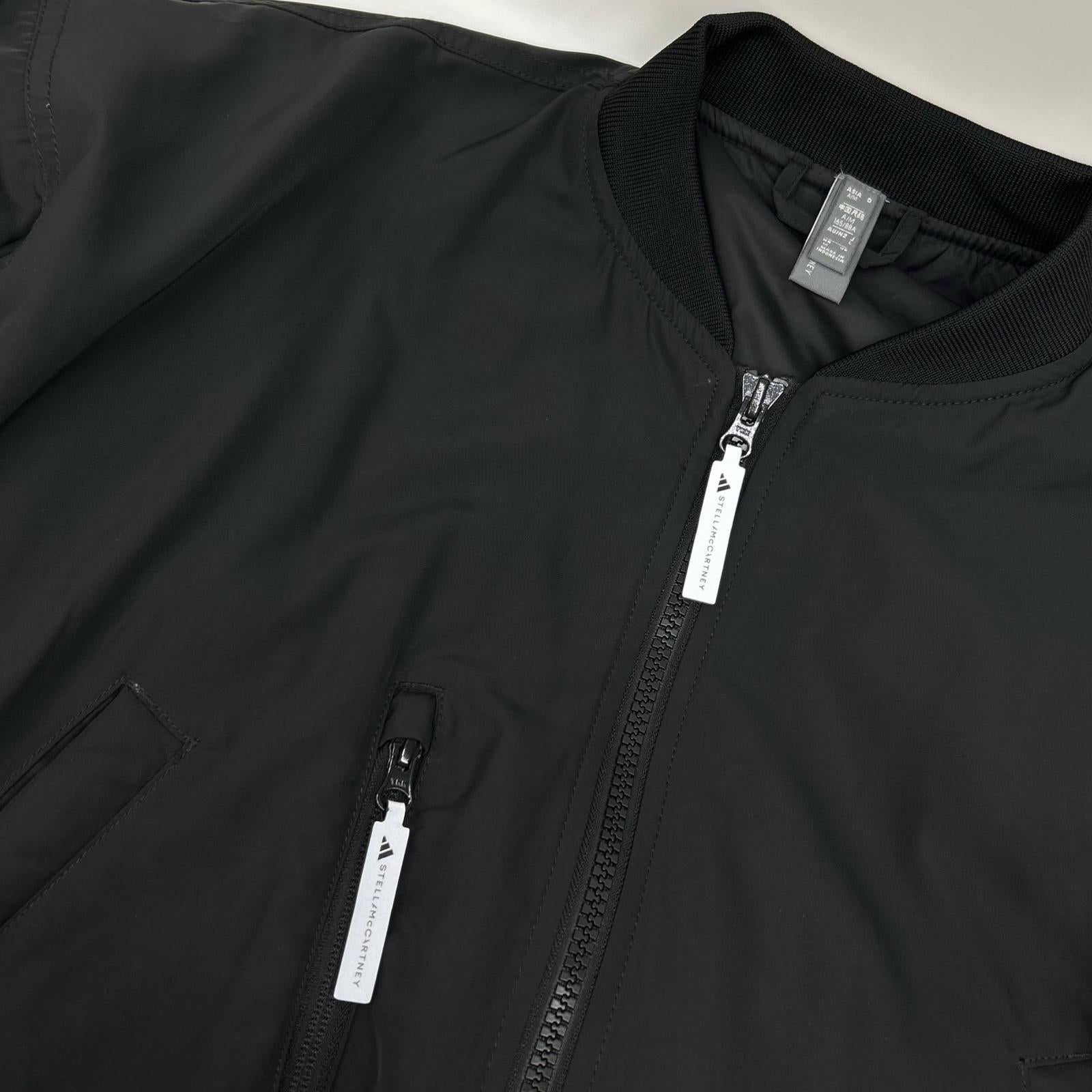 adidas アディダス ×Stella McCartney ブラック ウーブンボンバージャケット ジャケット