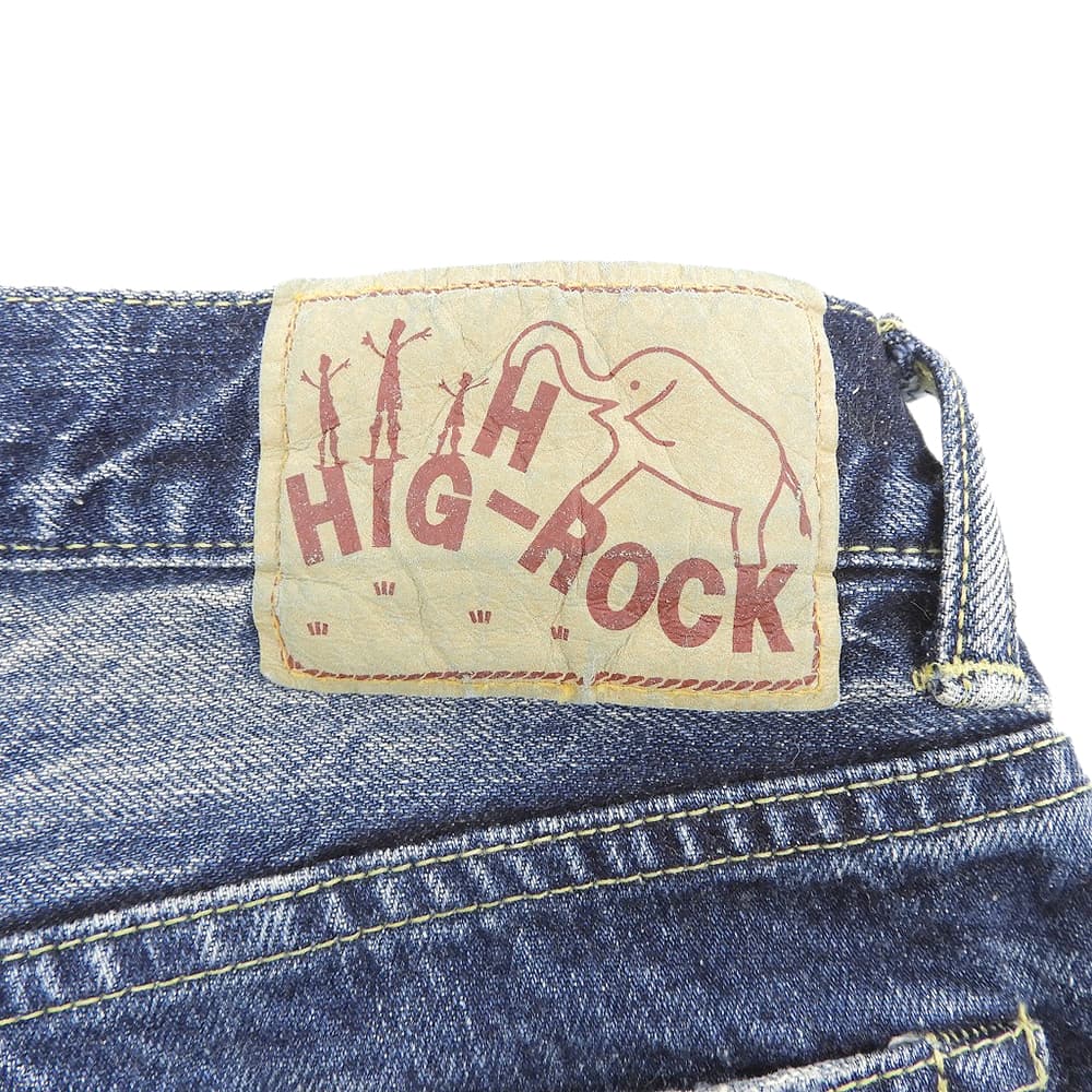HIGH ROCK ハイロック ストレート デニムパンツ ボトムス メンズ ブルー 32 Lot3838 ボトムス