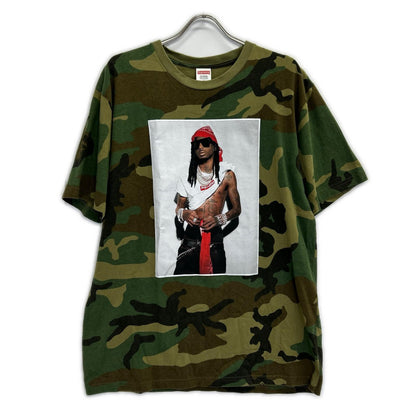 Supreme シュプリーム グリーン カモフラ Playboi Carti Tシャツ トップス