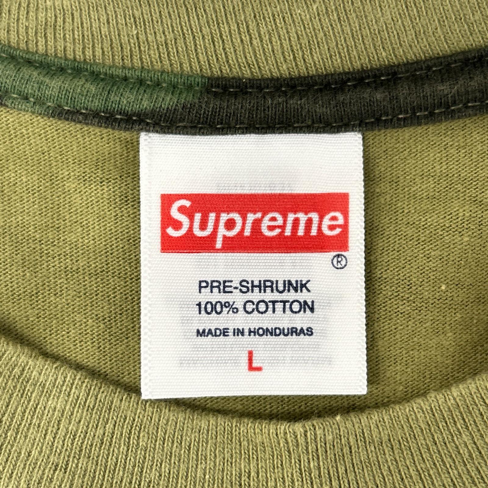 Supreme シュプリーム グリーン カモフラ Playboi Carti Tシャツ トップス