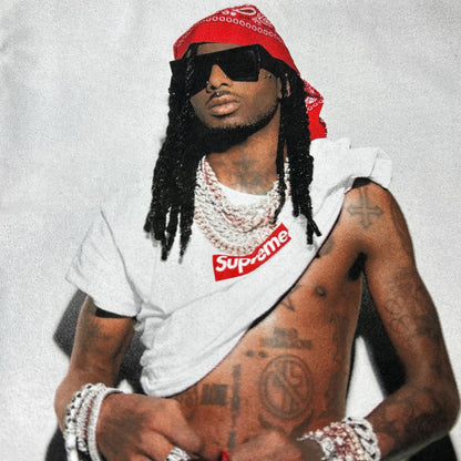 Supreme シュプリーム グリーン カモフラ Playboi Carti Tシャツ トップス