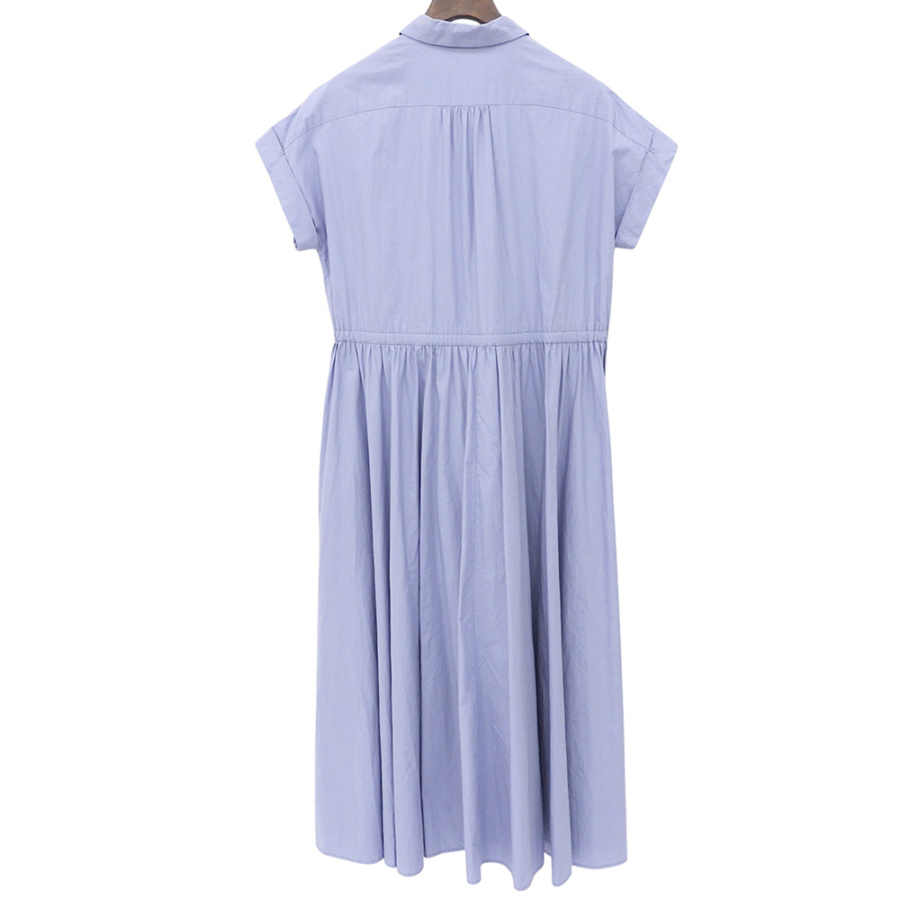To b. by agnes b. トゥービーアニエスベー ロングシャツワンピース レディース ブルー 36 5241WJ04 ワンピース