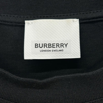 Burberry LONDON バーバリーロンドン ブラック TBロゴプリント 長袖Tシャツ トップス