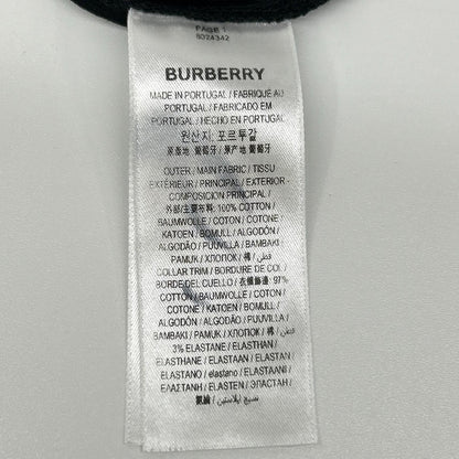 Burberry LONDON バーバリーロンドン ブラック TBロゴプリント 長袖Tシャツ トップス