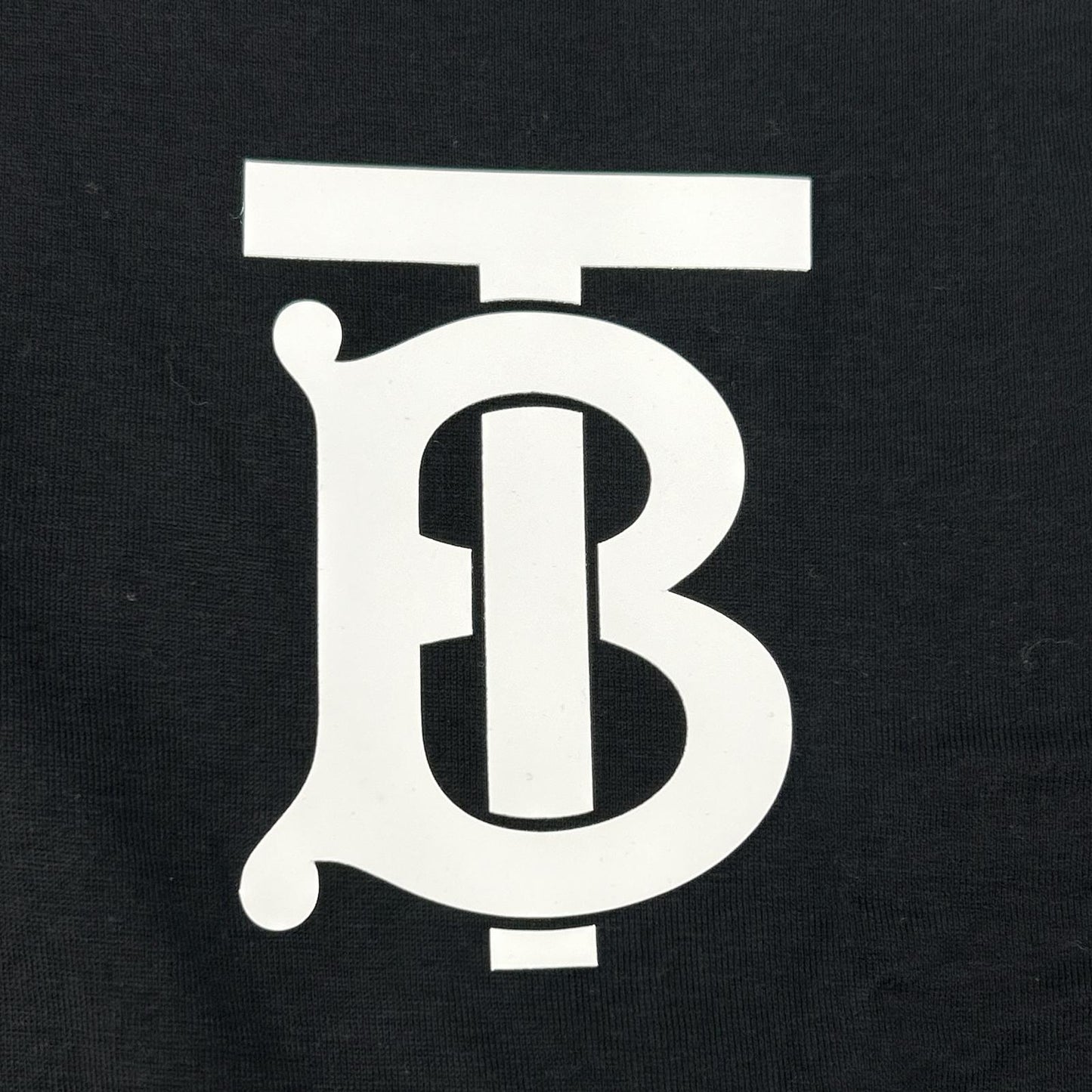 Burberry LONDON バーバリーロンドン ブラック TBロゴプリント 長袖Tシャツ トップス