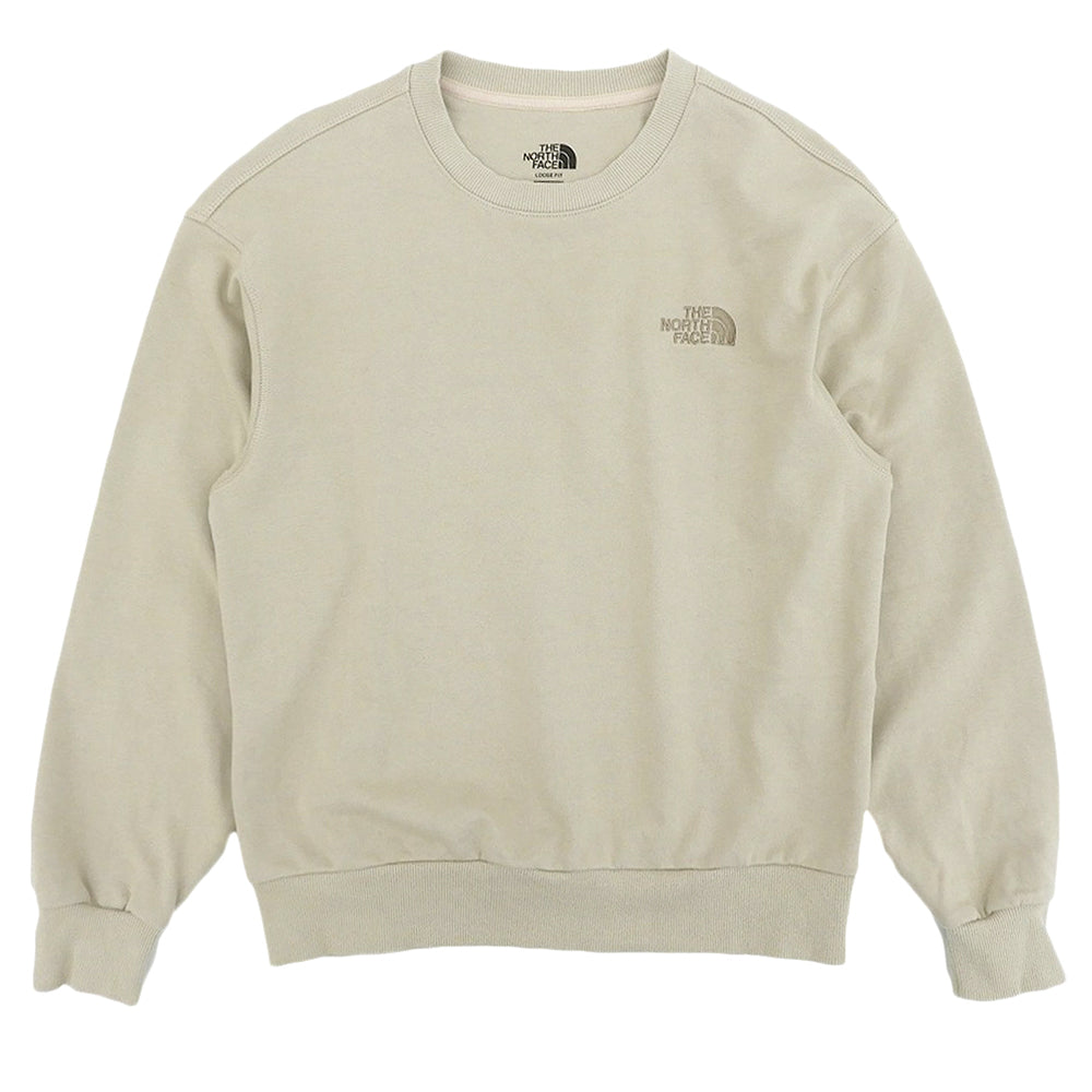 THE NORTH FACE ノースフェイス コットン混 スウェットシャツ トップス メンズ ベージュ系 XS NM5MQ54L トップス