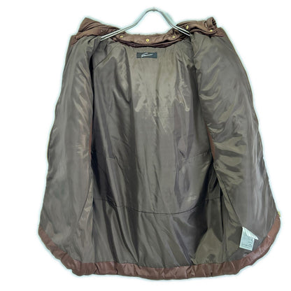 STUNNING LURE Stunning Lure 114290052200 Brown Hooded Quilted Vest Vest