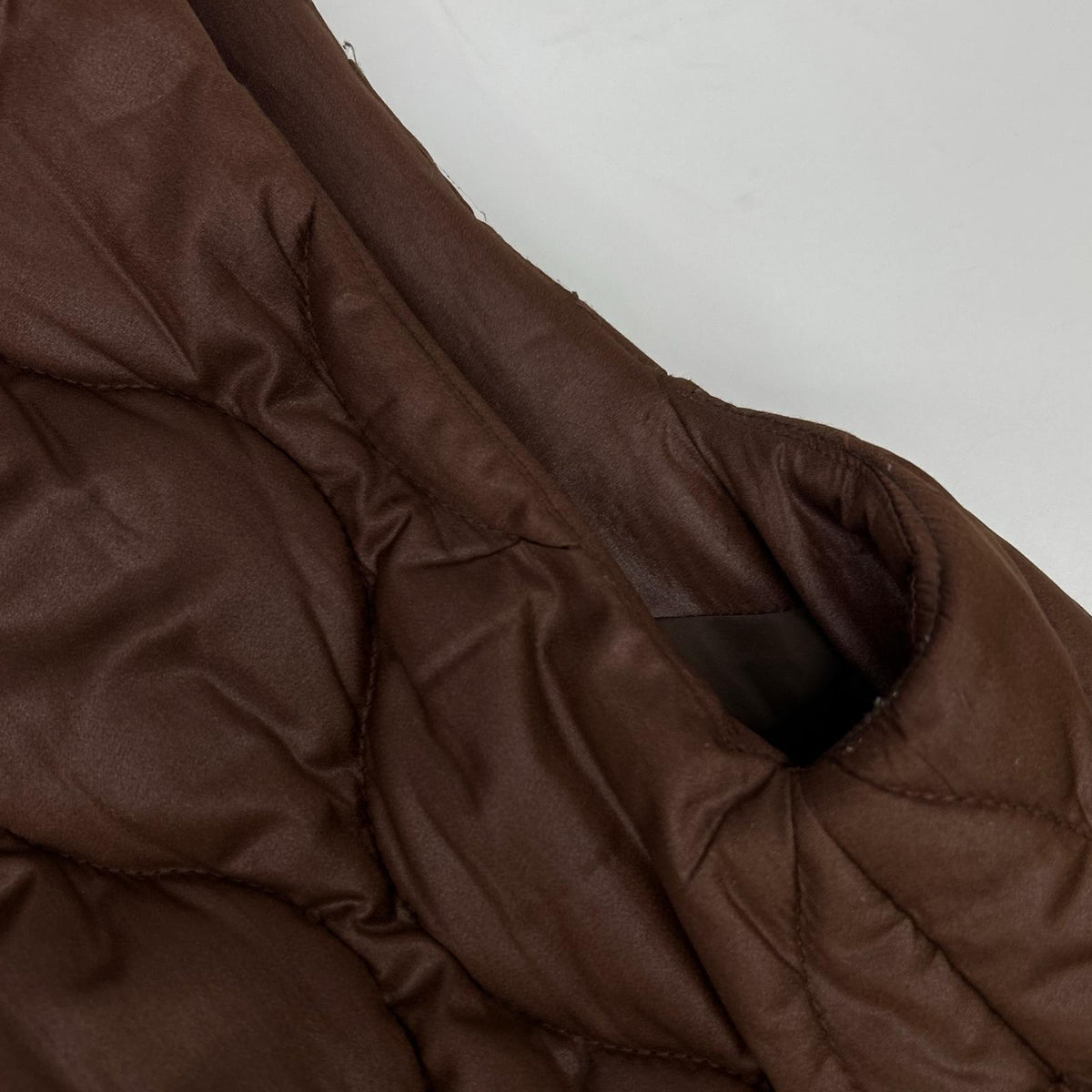 STUNNING LURE Stunning Lure 114290052200 Brown Hooded Quilted Vest Vest