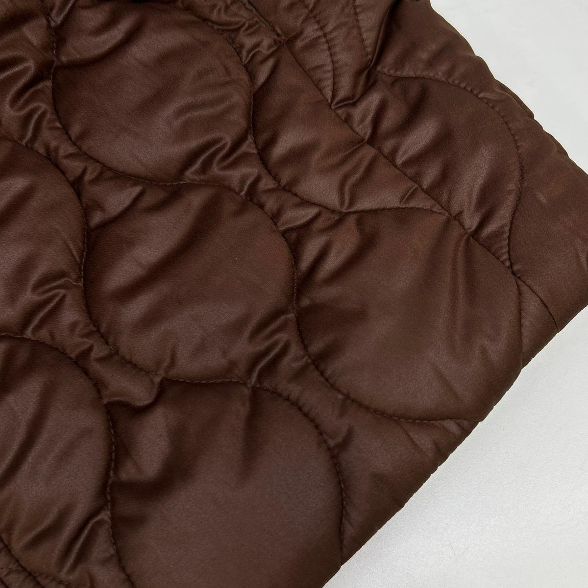 STUNNING LURE Stunning Lure 114290052200 Brown Hooded Quilted Vest Vest