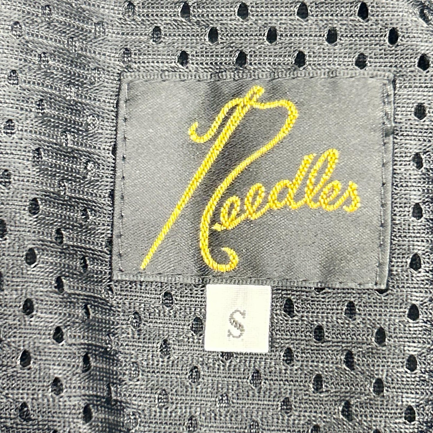 needles ニードルズ 【×FREAK'S STORE】IN376 ブラック サイドライントラックパンツ ボトムス