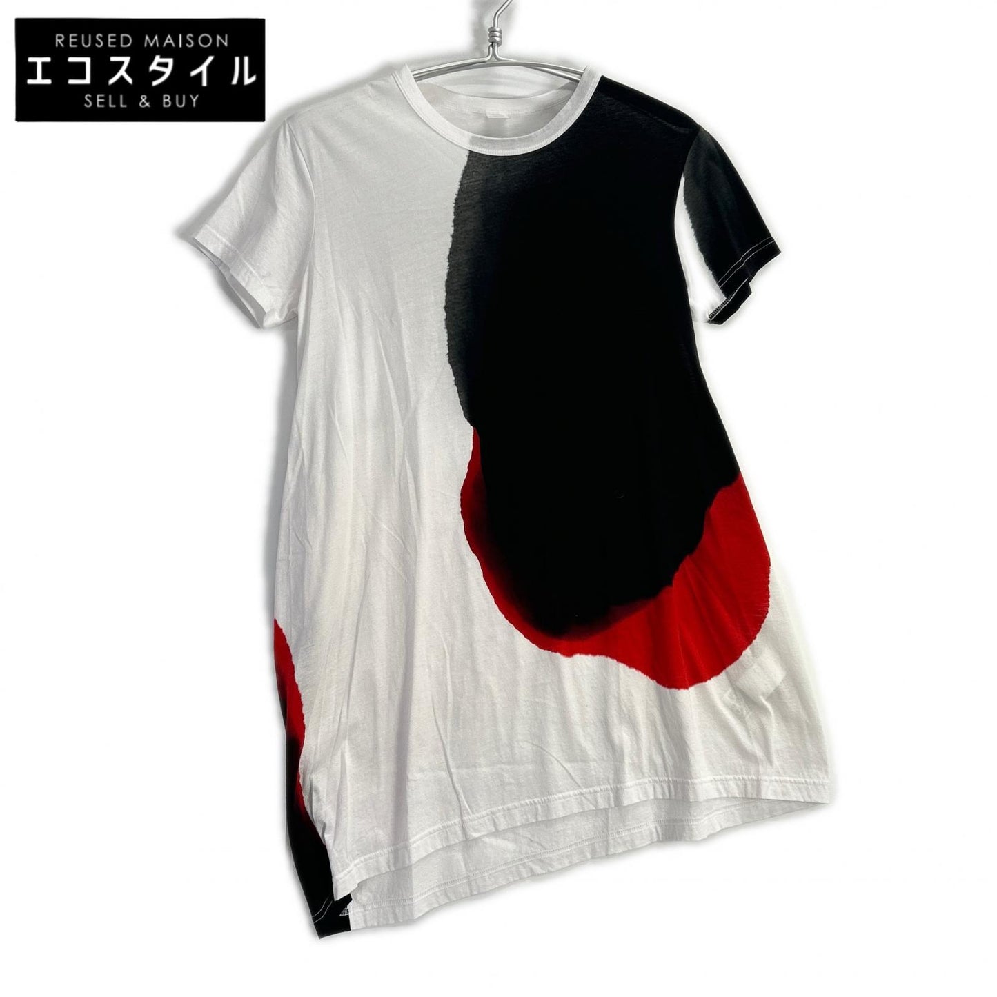 Y's ワイズ YM-T10-673 マルチカラー 染み込みデザイン Tシャツ トップス
