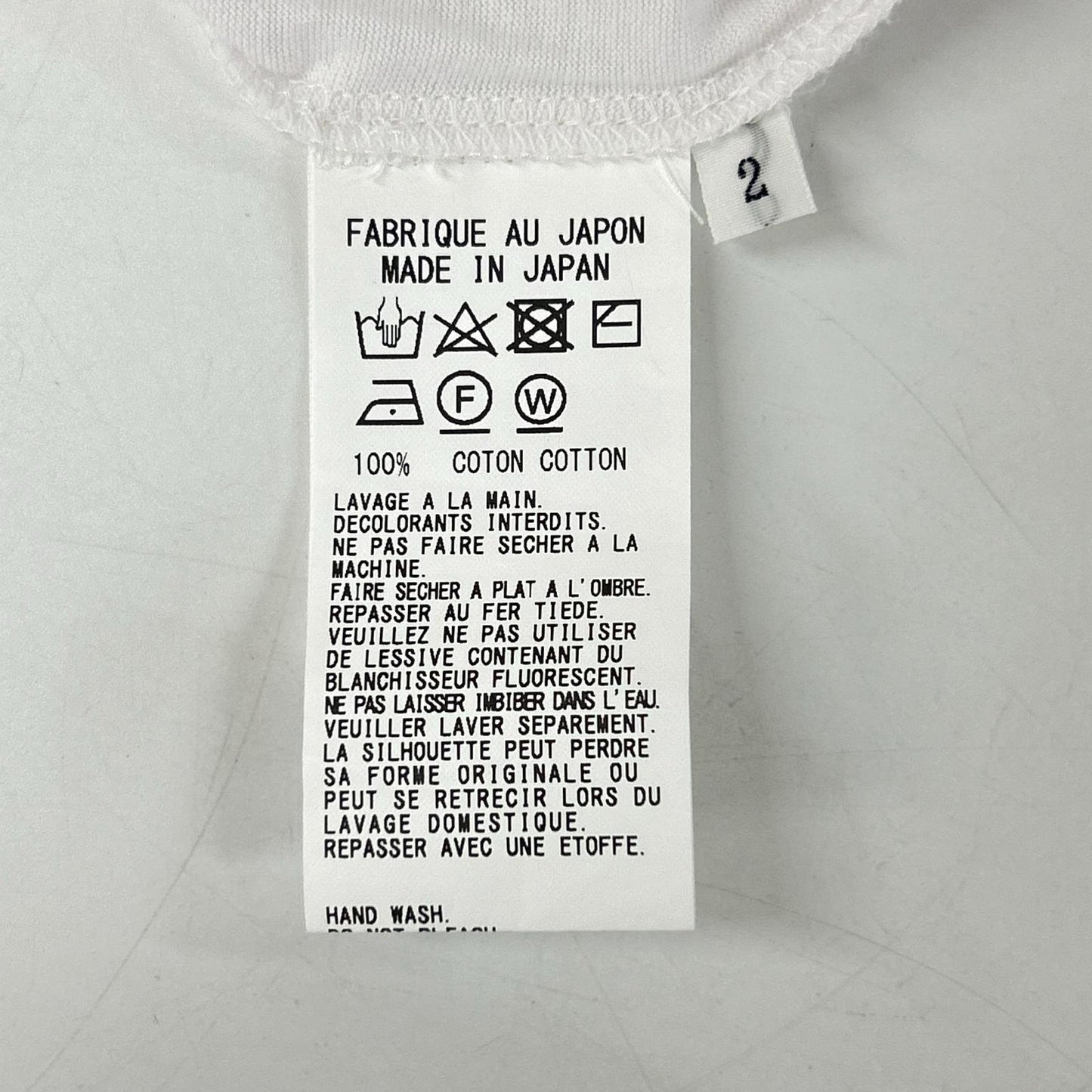 Y's ワイズ YM-T10-673 マルチカラー 染み込みデザイン Tシャツ トップス