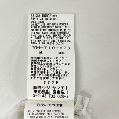 Y's ワイズ YM-T10-673 マルチカラー 染み込みデザイン Tシャツ トップス