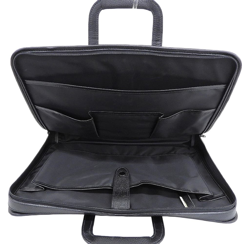 HUNTING WORLD Hunting World Batyu Cross briefcase business bag men's black business bag briefcase