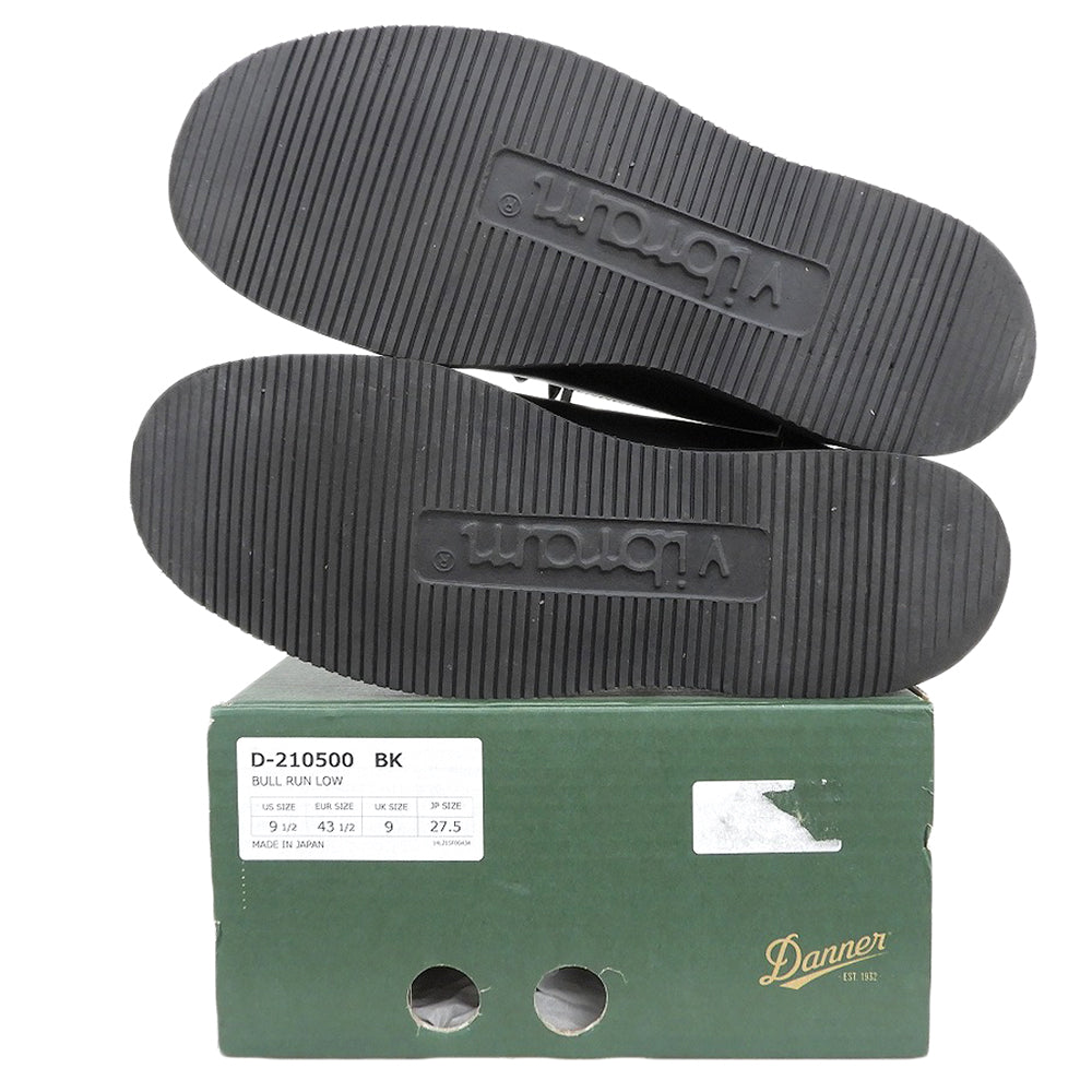 Danner ダナー 美品 ブルランロー レザー シューズ メンズ ブラック 9 1/2 D210500 シューズ