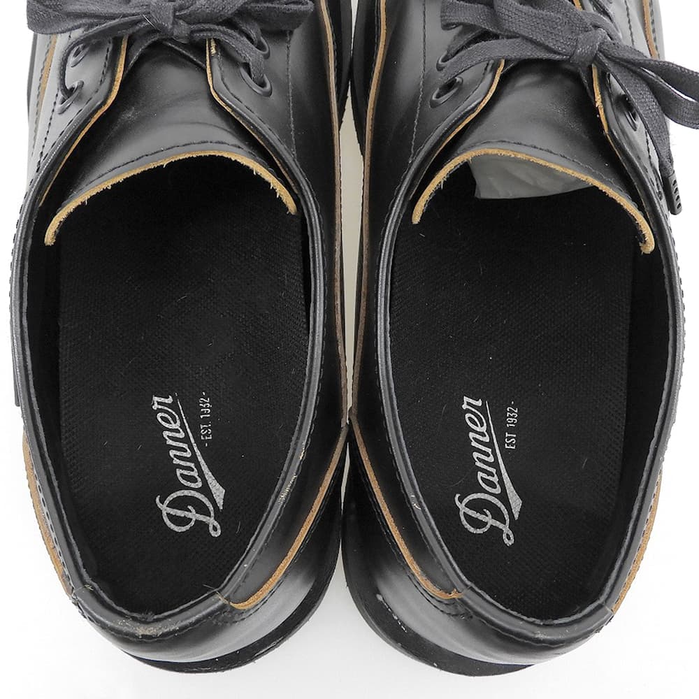 Danner ダナー 美品 ブルランロー レザー シューズ メンズ ブラック 9 1/2 D210500 シューズ