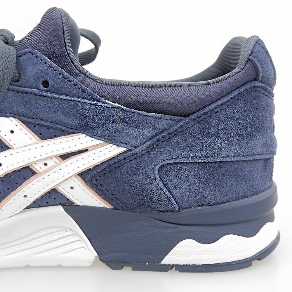 asics アシックス 新品同様 10TH Gel-Lyte 5 Salmon Toe ローカットスニーカー シューズ メンズ ネイビー×ピンク 26cm 1201A52 シューズ