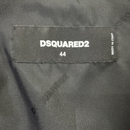 DSQUARED2 ディースクエアード S74AM1208 ブラック レイヤード ボンバージャケット ジャケット
