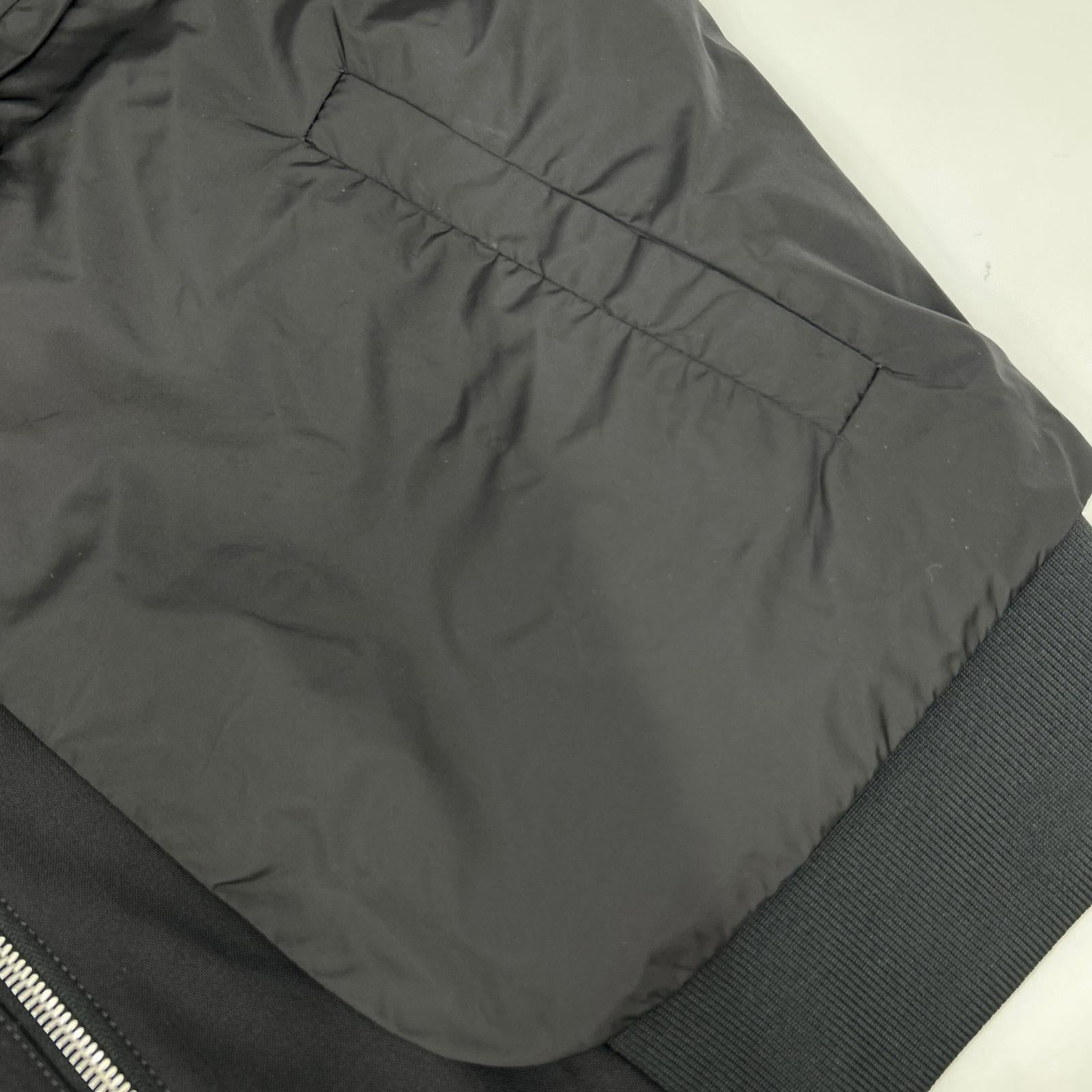 DSQUARED2 ディースクエアード S74AM1208 ブラック レイヤード ボンバージャケット ジャケット