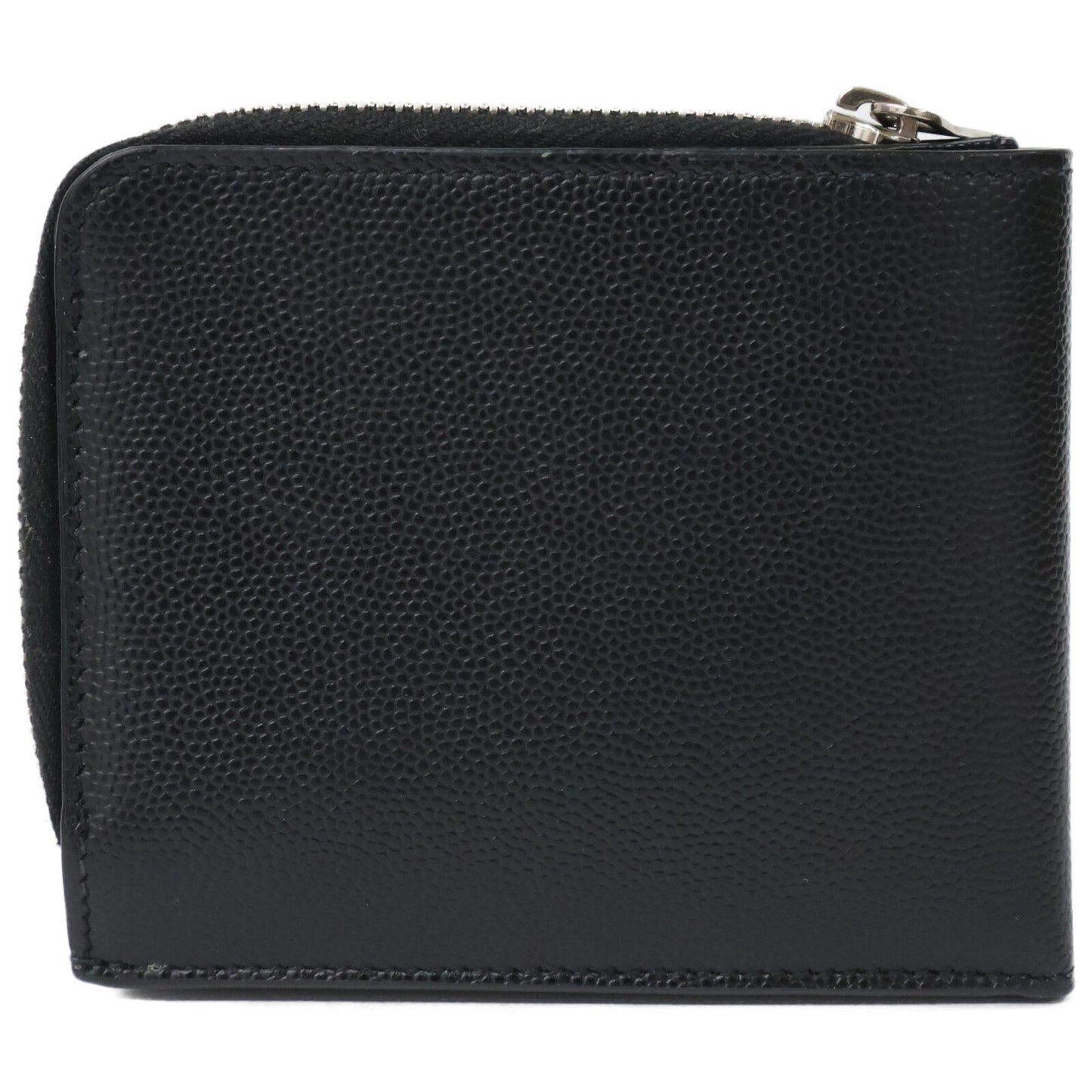 SAINT LAURENT PARIS サンローランパリ 【美品】イースト/ウェスト ウォレット 二つ折り財布（小銭入れあり）