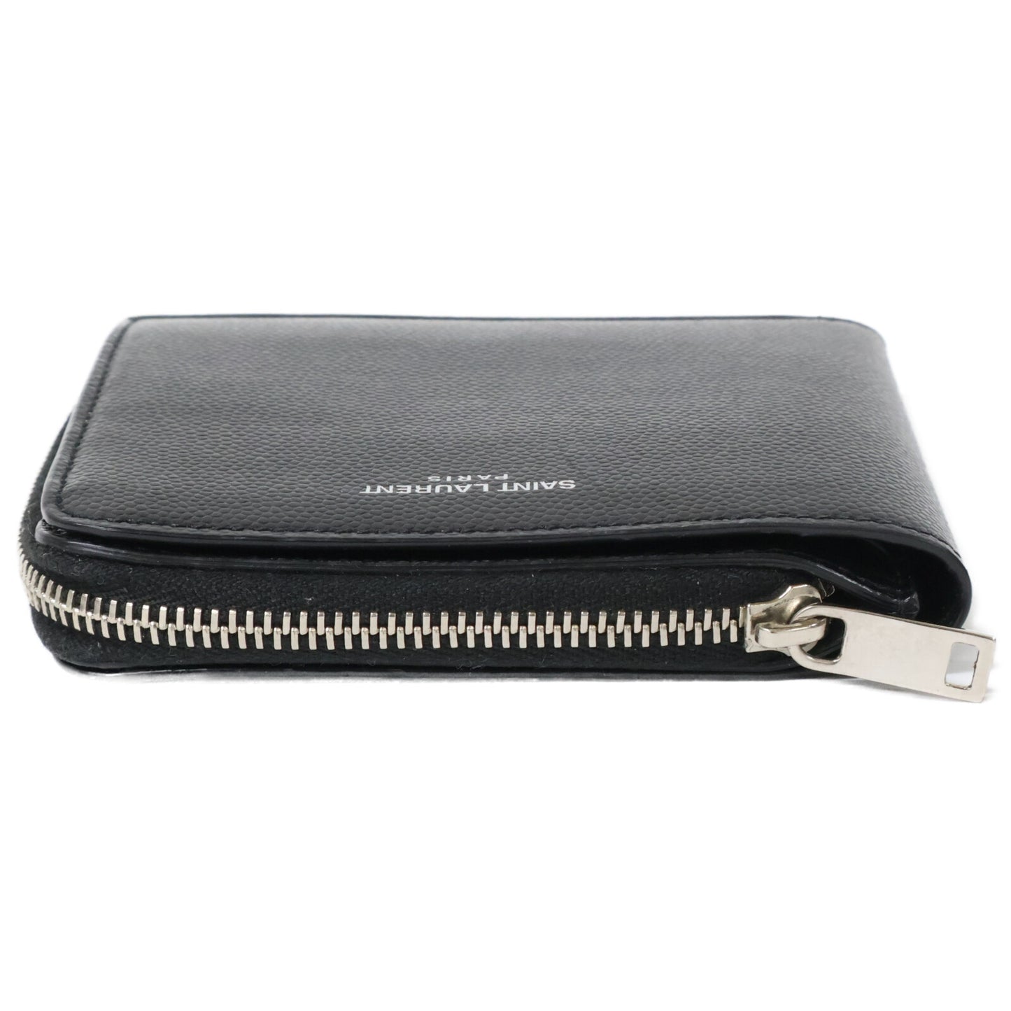 SAINT LAURENT PARIS サンローランパリ 【美品】イースト/ウェスト ウォレット 二つ折り財布（小銭入れあり）