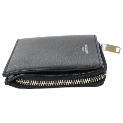 SAINT LAURENT PARIS サンローランパリ 【美品】イースト/ウェスト ウォレット 二つ折り財布（小銭入れあり）