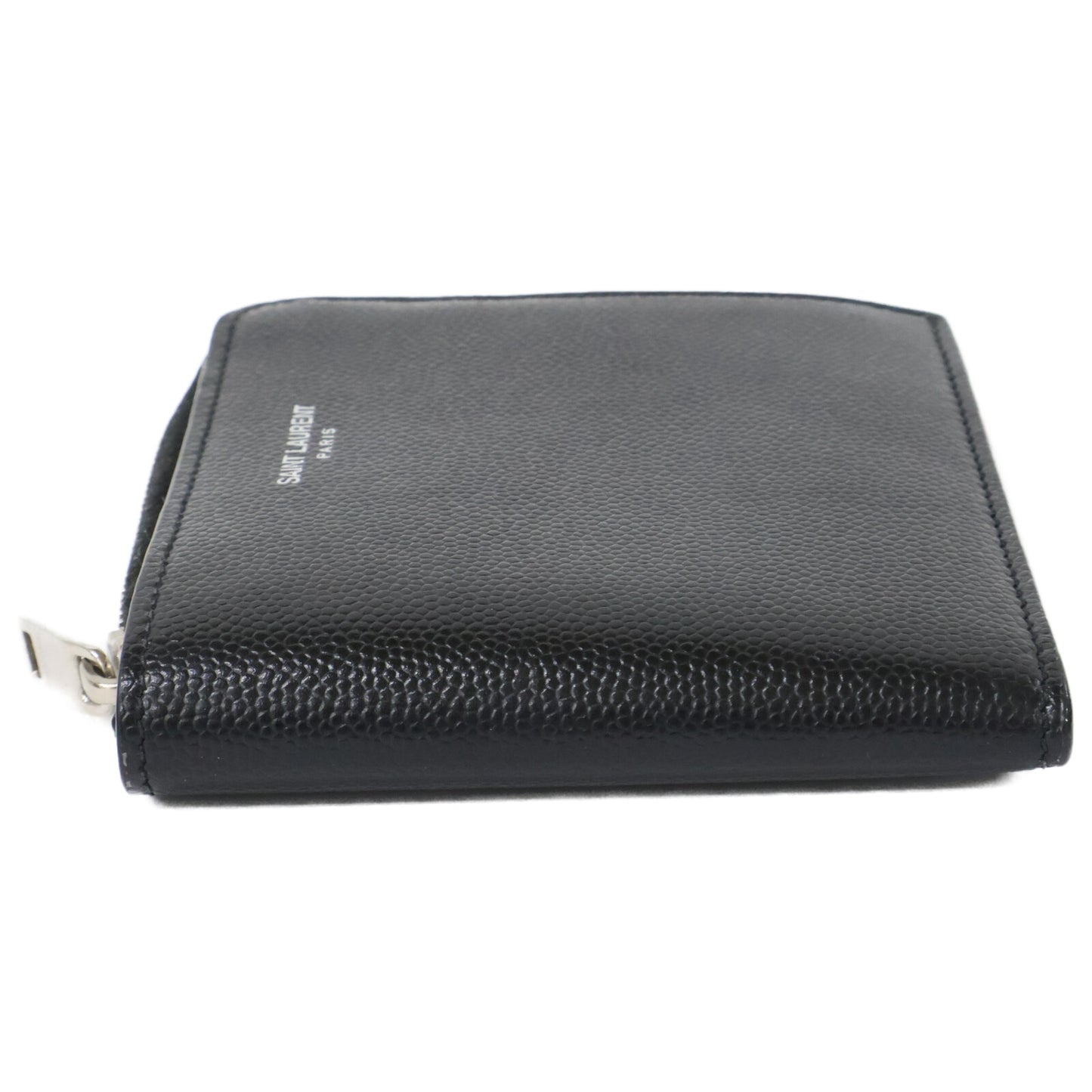 SAINT LAURENT PARIS サンローランパリ 【美品】イースト/ウェスト ウォレット 二つ折り財布（小銭入れあり）