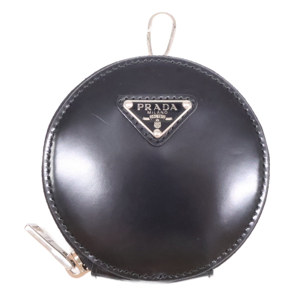 PRADA プラダ 【美品】1TL431 トライアングルロゴ ラウンド コインケース