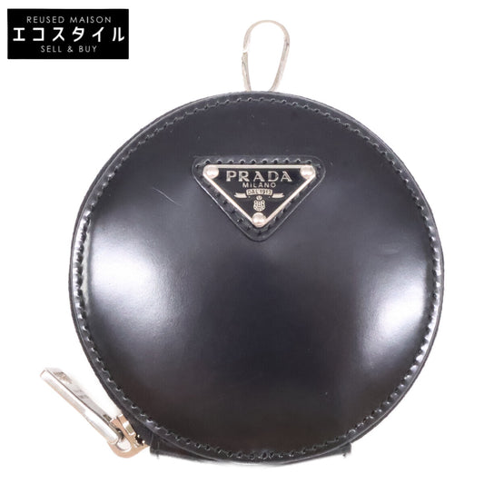 PRADA プラダ 【美品】1TL431 トライアングルロゴ ラウンド コインケース