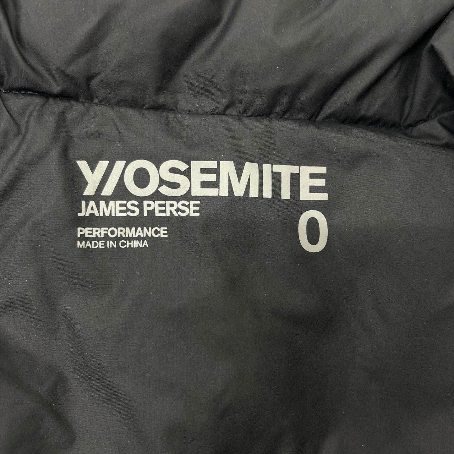 JAMES PERSE ジェームスパース ブラック×ネイビー ダウン ベスト ベスト