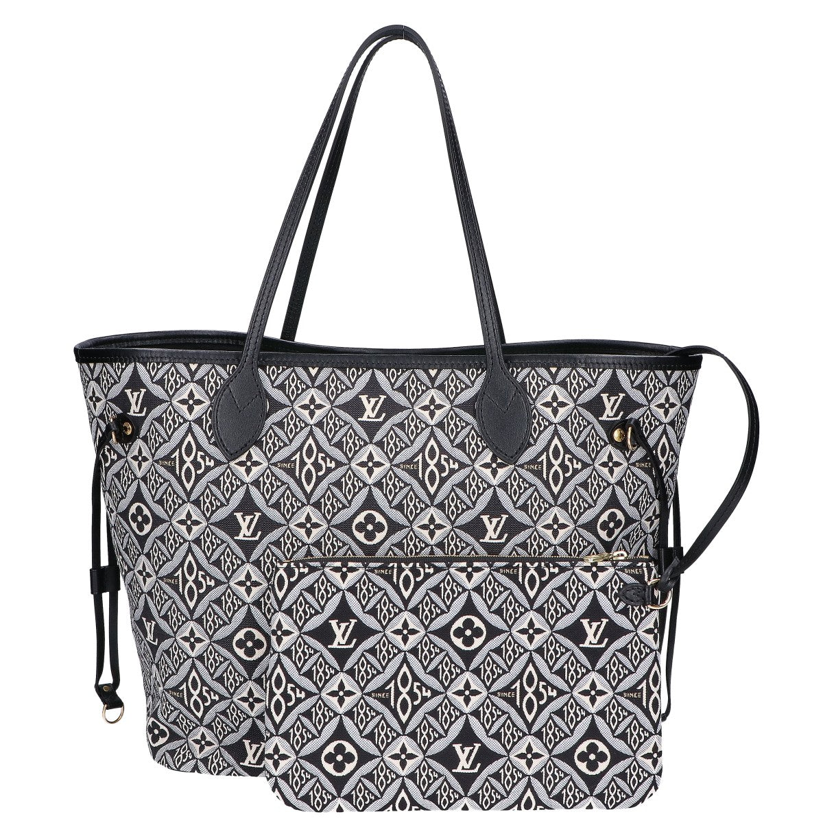 LOUIS VUITTON ルイヴィトン 新品同様 M57230 モノグラム・ジャガード Since1854 ネヴァーフル MM トートバッグ