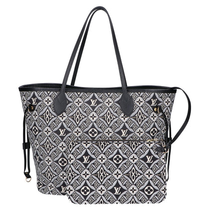 LOUIS VUITTON ルイヴィトン 新品同様 M57230 モノグラム・ジャガード Since1854 ネヴァーフル MM トートバッグ