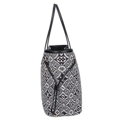 LOUIS VUITTON ルイヴィトン 新品同様 M57230 モノグラム・ジャガード Since1854 ネヴァーフル MM トートバッグ