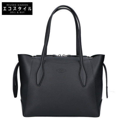 TOD'S トッズ 新品同様 OS SHOPPING ZIP PICCOLA ショッピング ジップ スモール トートバッグ