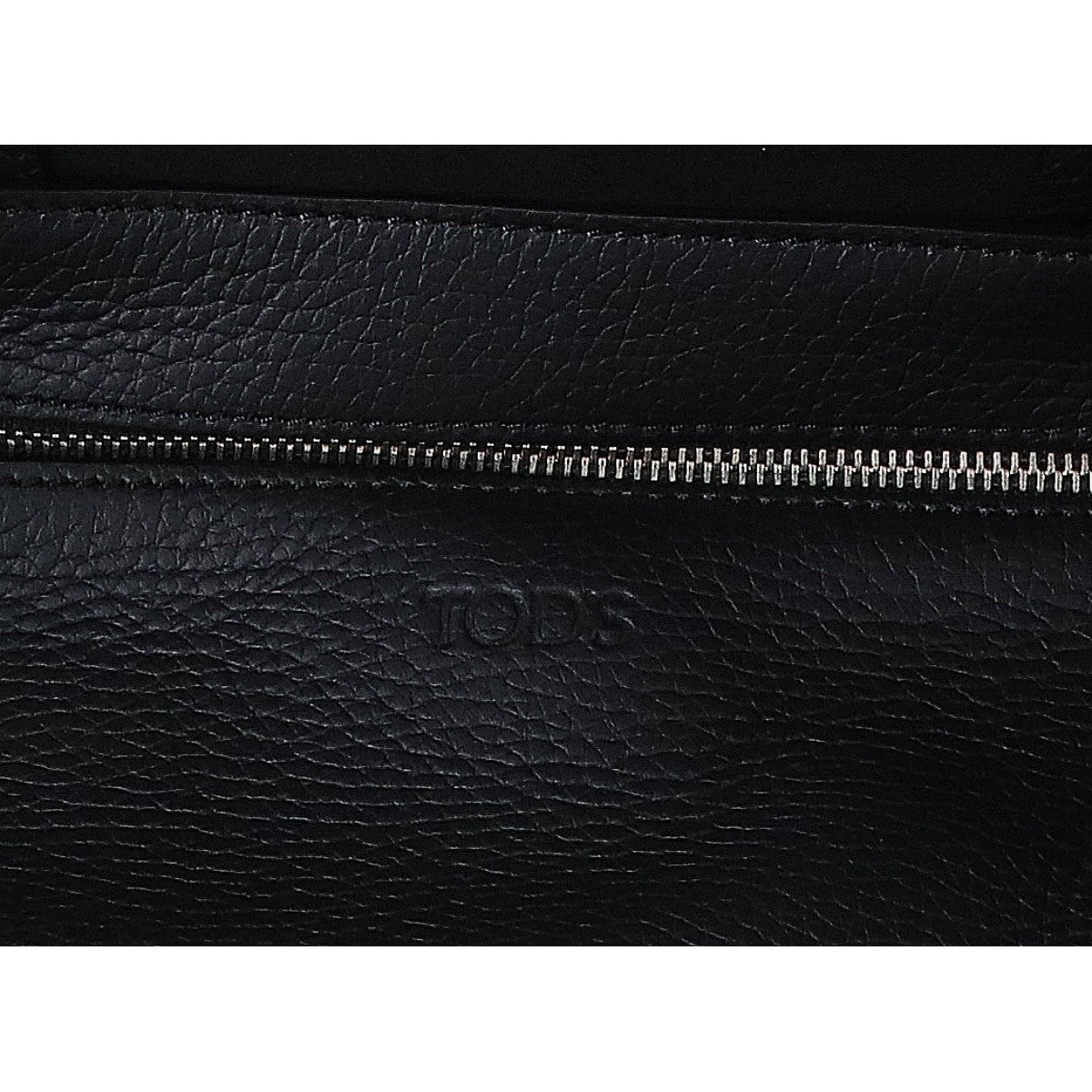 TOD'S トッズ 新品同様 OS SHOPPING ZIP PICCOLA ショッピング ジップ スモール トートバッグ