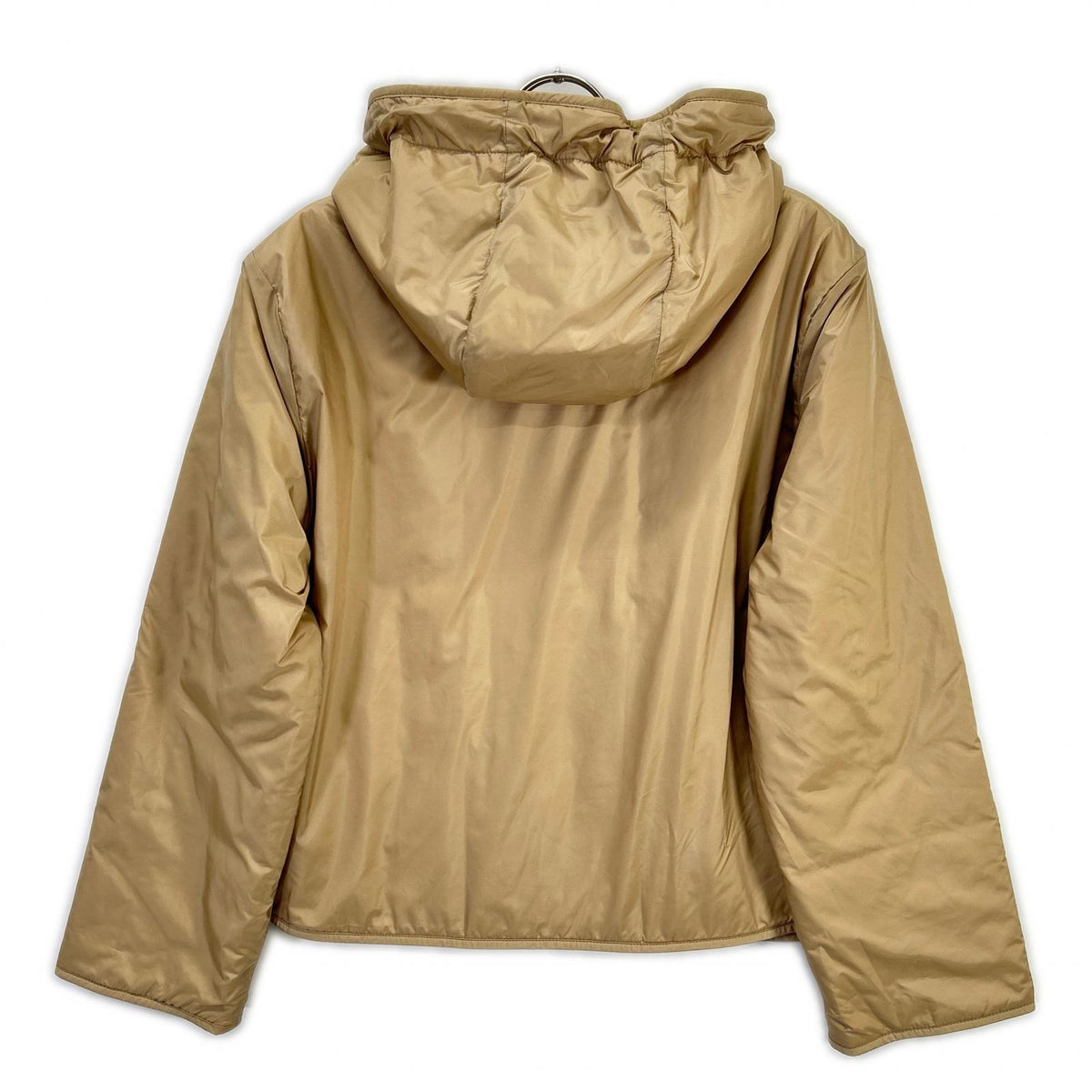 Max Mara WEEKEND Max Mara Weekend 26154810416 Beige Hooded Drawstring Jacket Jacket