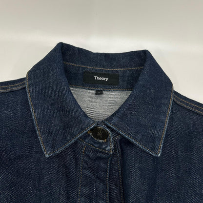 Theory セオリー インディゴ Classic ST デニム トラッカージャケット ジャケット