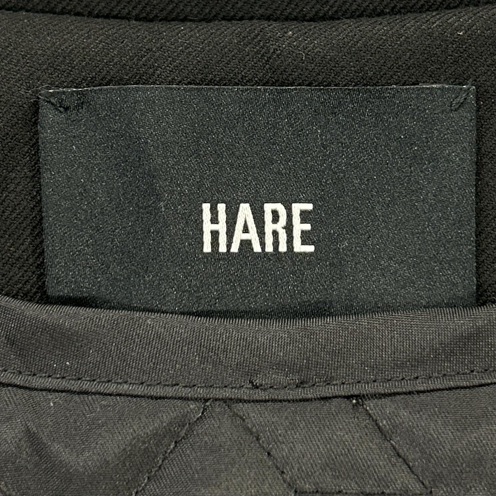 HARE ハレ ブラック キルティングライナー付き チェスターコート コート